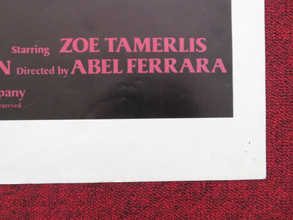 Angel of Vengeance Folded US One Sheet Poster Zoe Lund Abel Ferrara 1981 Movie posters