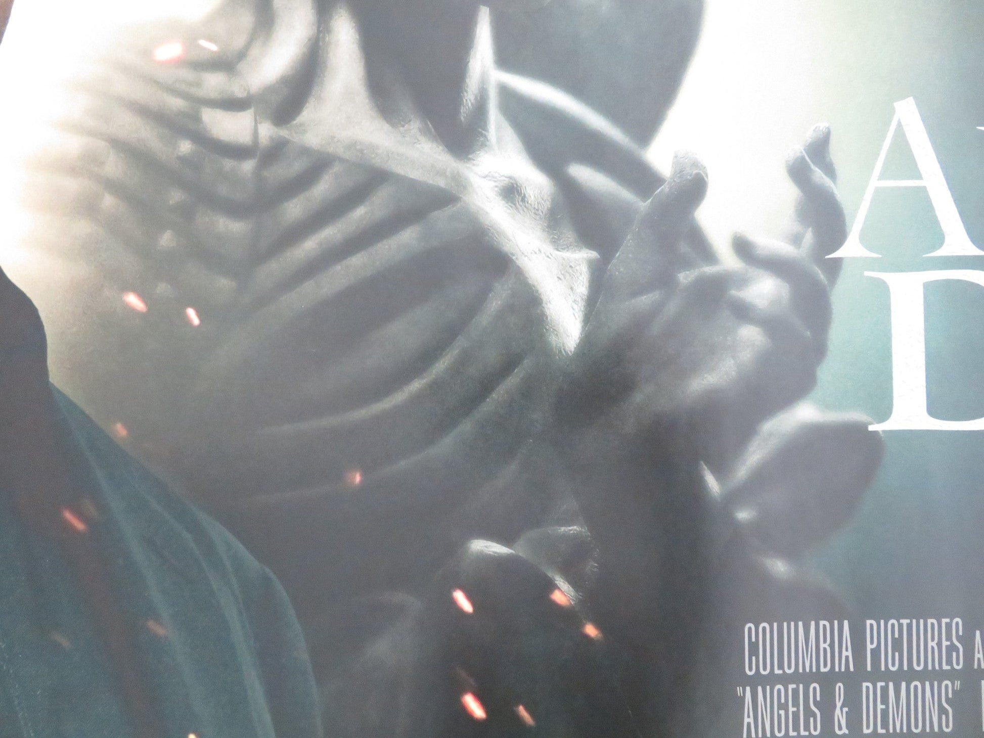 ANGELS AND DEMONS - B UK QUAD ROLLED POSTER TOM HANKS EWAN MCGREGOR 2009 Movie posters