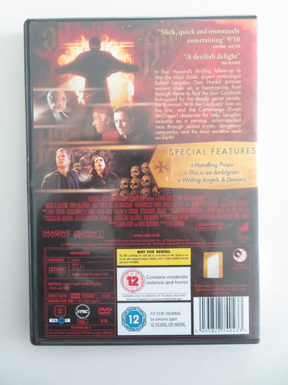 ANGELS & DEMONS (DVD) TOM HANKS EWAN MCGREGOR 2009 REGION 2 Movie posters