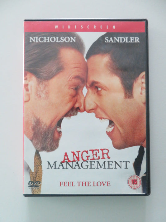 Anger Management (DVD) Jack Nicholson Adam Sandler 2003 Region 2 Movie posters