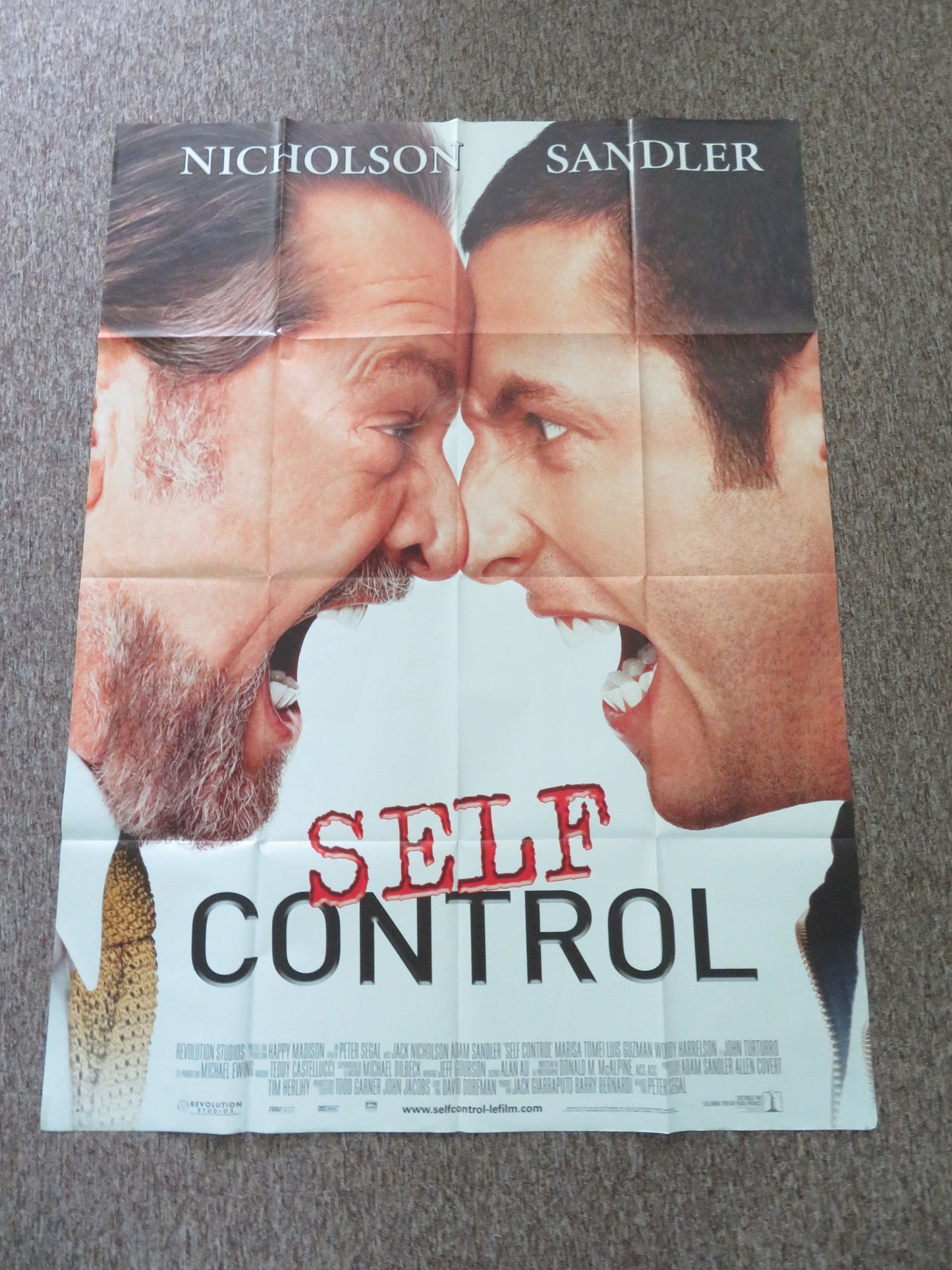 Anger Management French Grande Poster Adam Sandler Jack Nicholson 2003 Movie posters