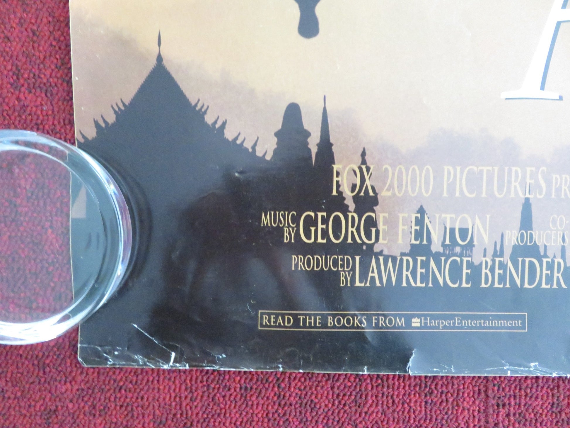 ANNA AND THE KING - B UK QUAD ROLLED POSTER JODIE FOSTER CHOW YUN-FAT 1999 - Rendezvous Cinema
