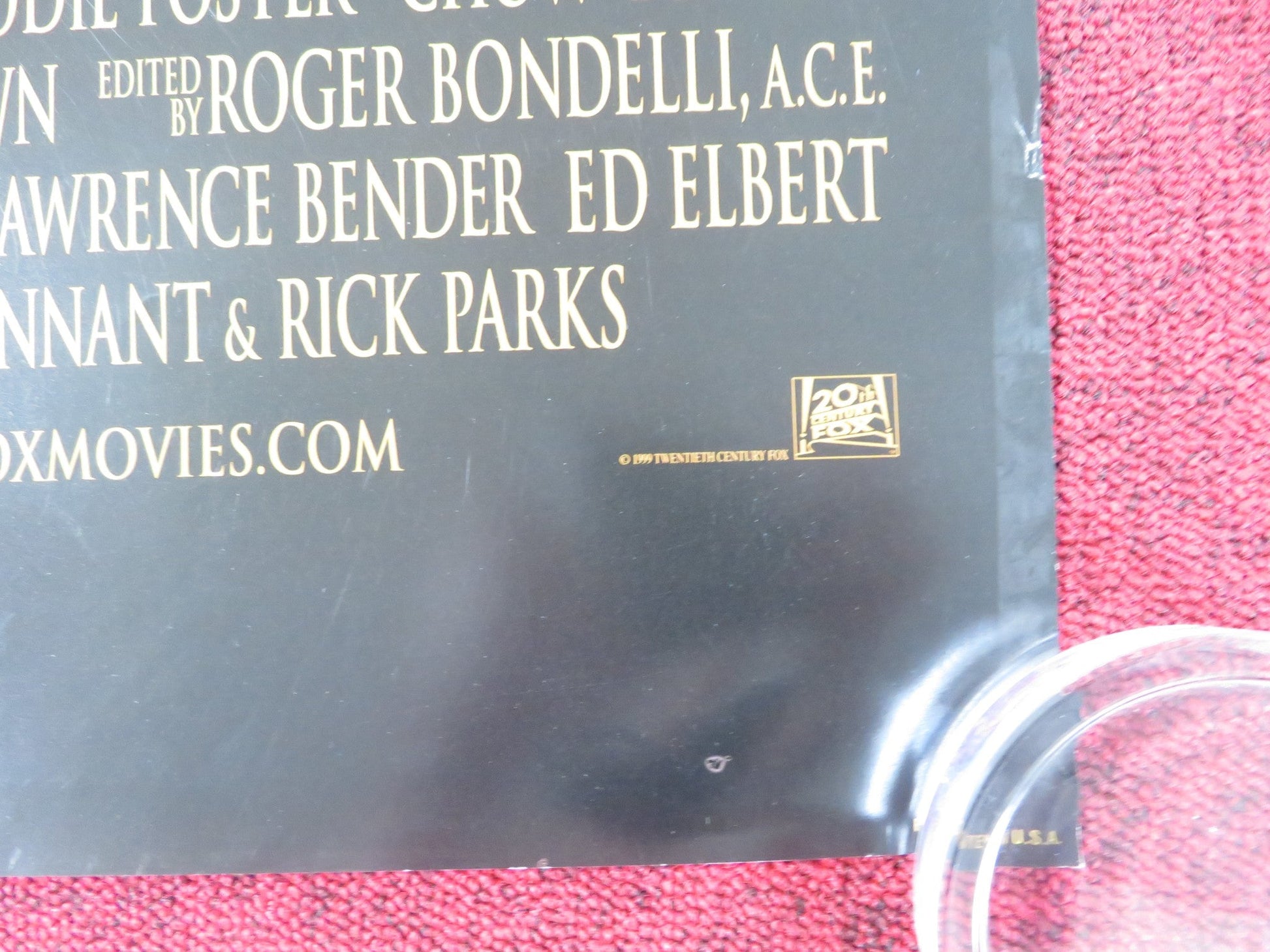 ANNA AND THE KING US ONE SHEET ROLLED POSTER JODIE FOSTER CHOW YUN - FAT 1999 Rendezvous Cinema Movie posters