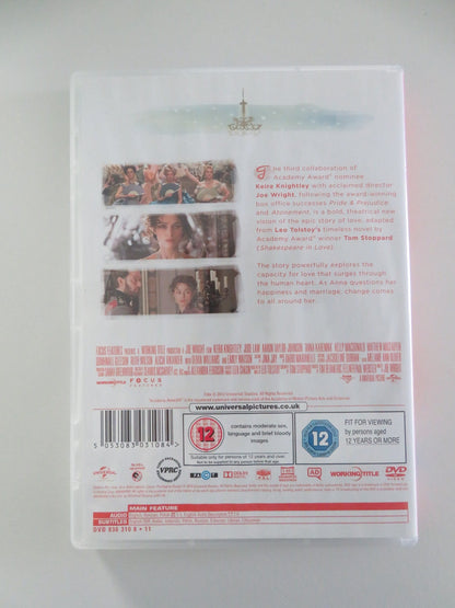 ANNA KARENINA (DVD) KEIRA KNIGHTLEY JUDE LAW 2012 REGION 2,4,5 Movie posters