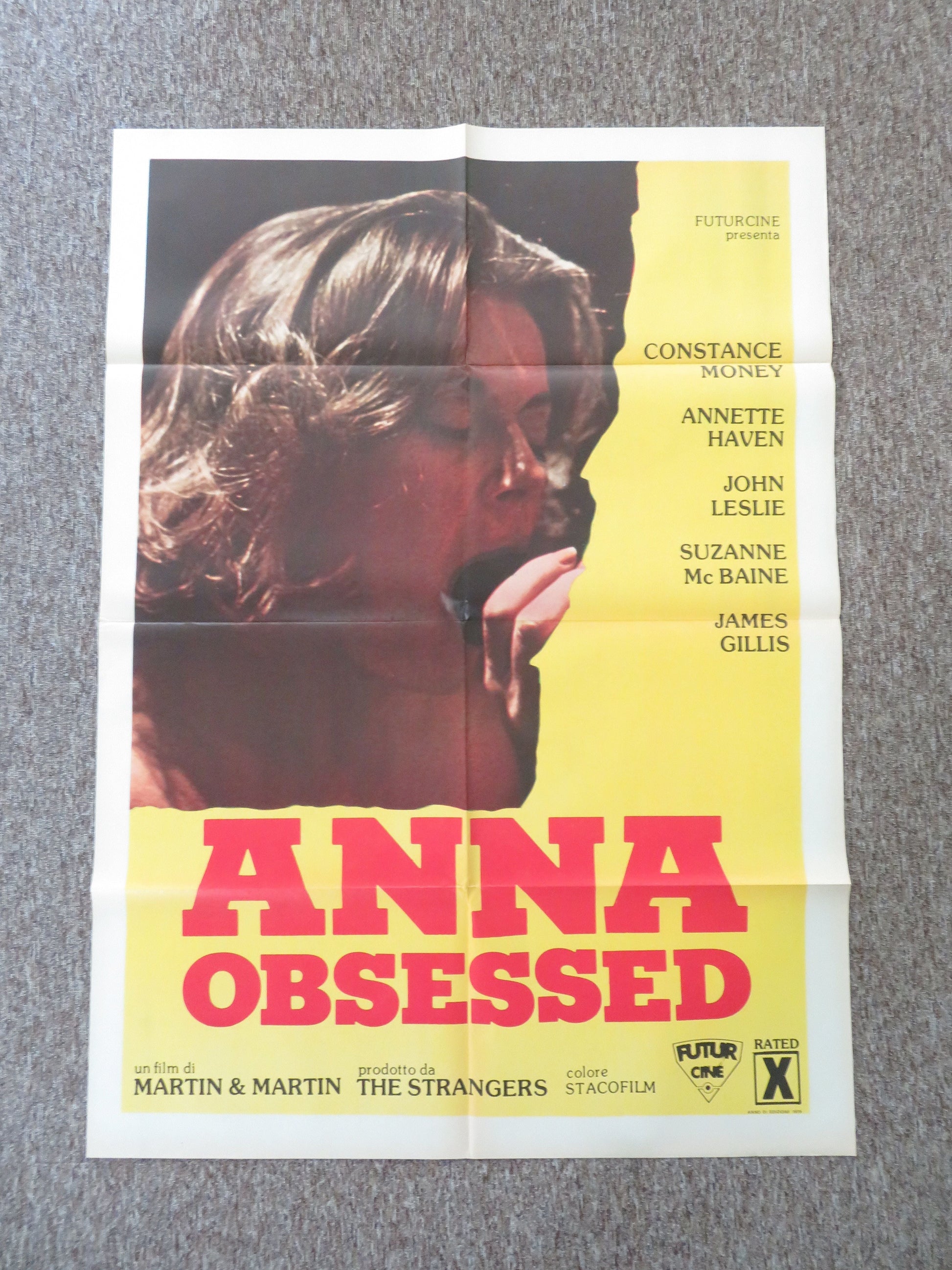 Anna Obsessed Italian 2 Foglio Poster Constance Money Annette Haven 1981 Movie posters