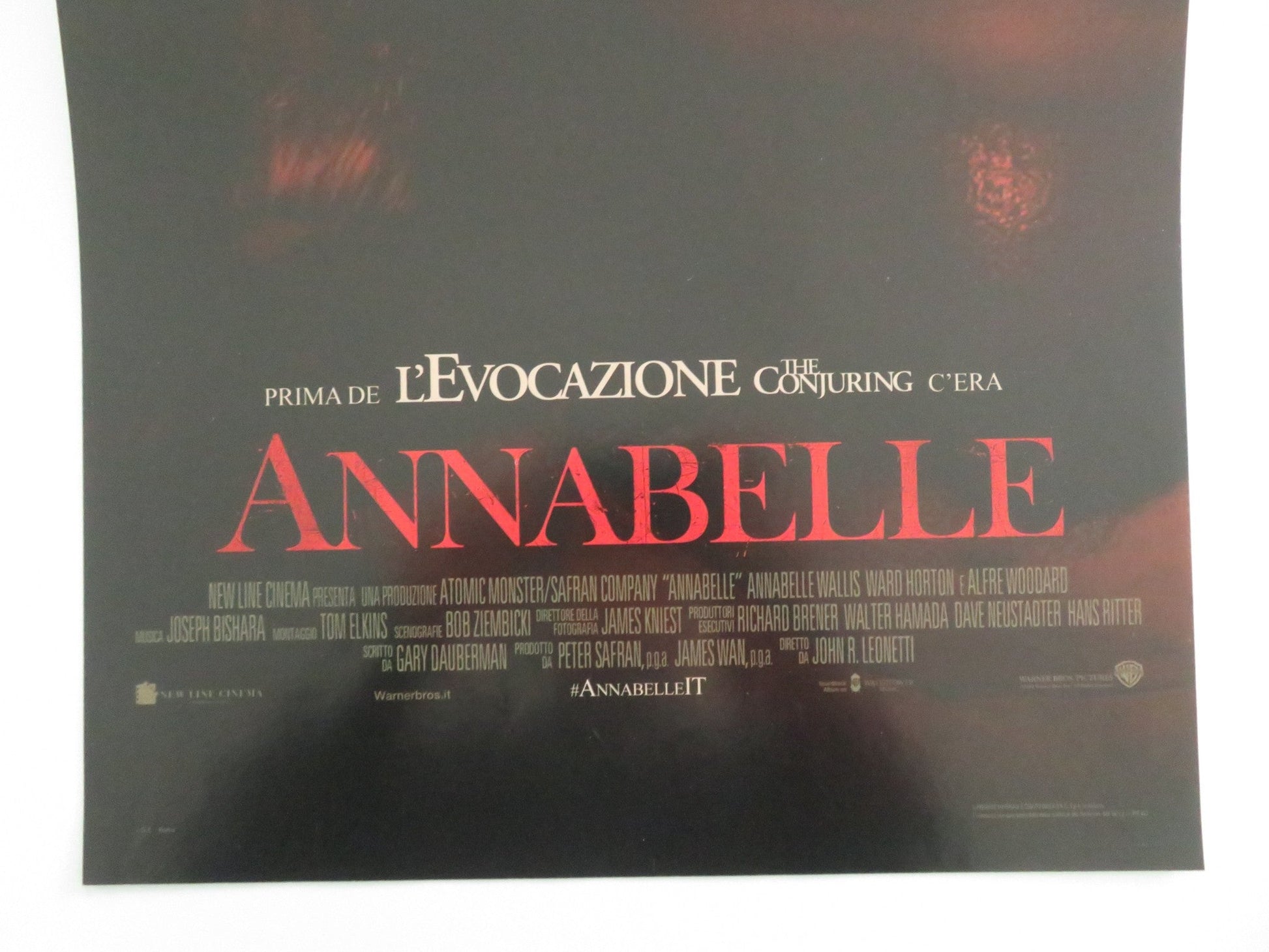 Annabelle Italian Locandina Poster Annabelle Wallis Ward Horton 2014 Movie posters