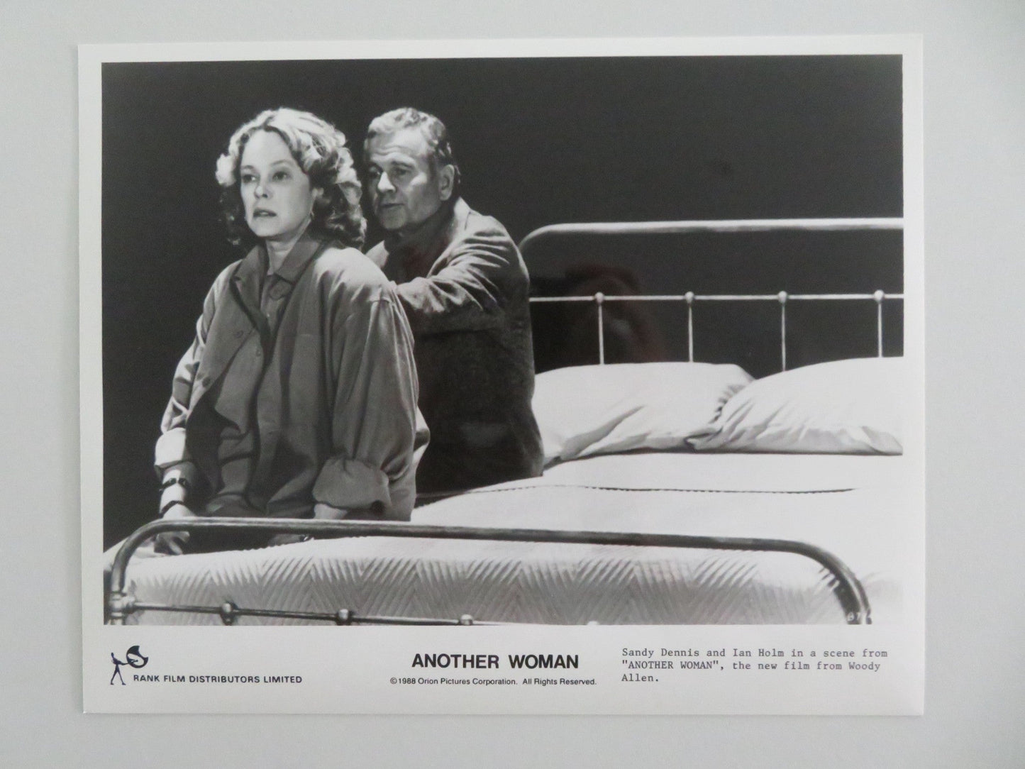 ANOTHER WOMAN MOVIE STILL PHOTO LOT OF 9 GENE HACKMAN GENA ROWLANDS 1988 - Rendezvous Cinema