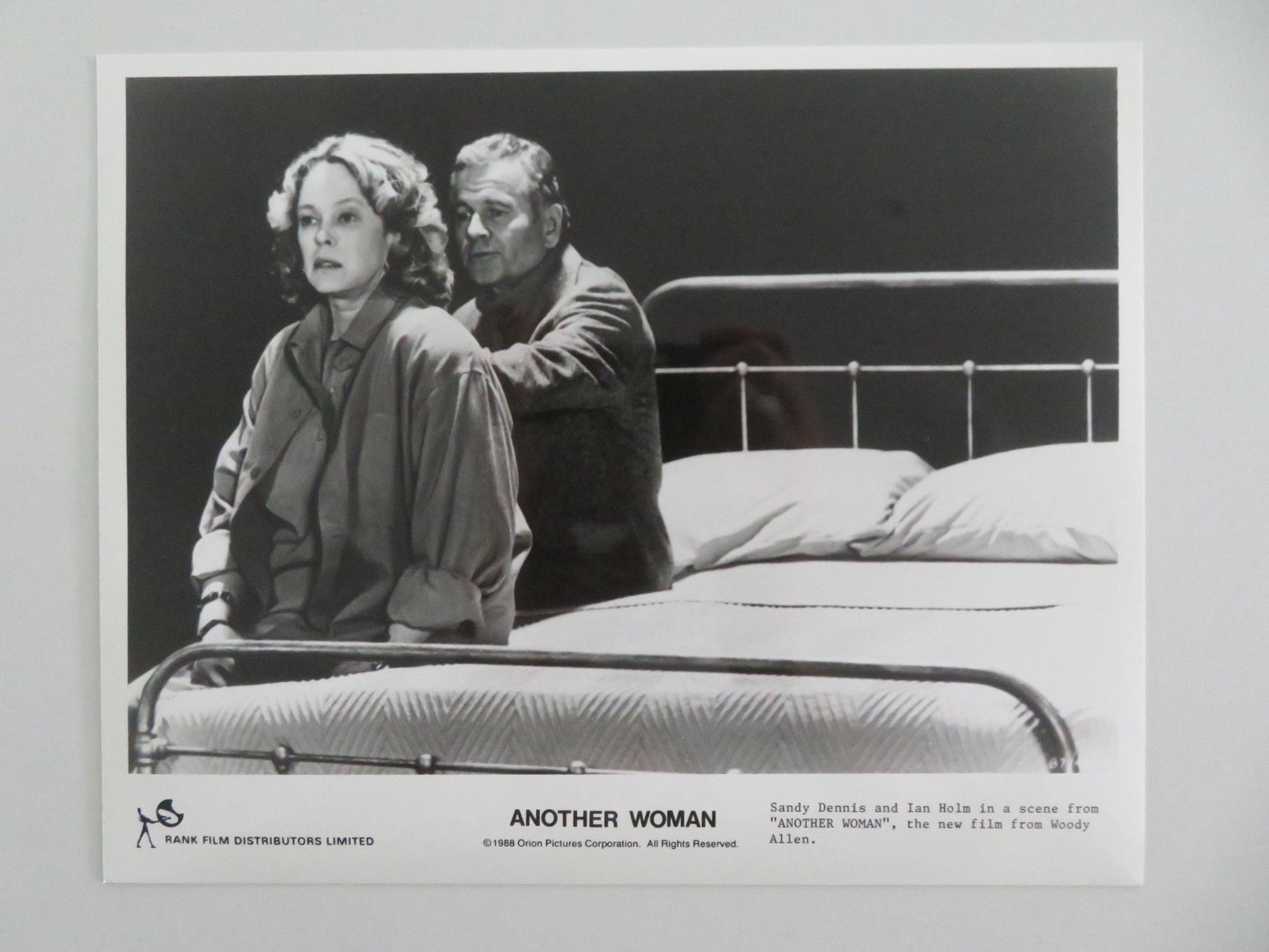 ANOTHER WOMAN MOVIE STILL PHOTO LOT OF 9 GENE HACKMAN GENA ROWLANDS 1988 - Rendezvous Cinema