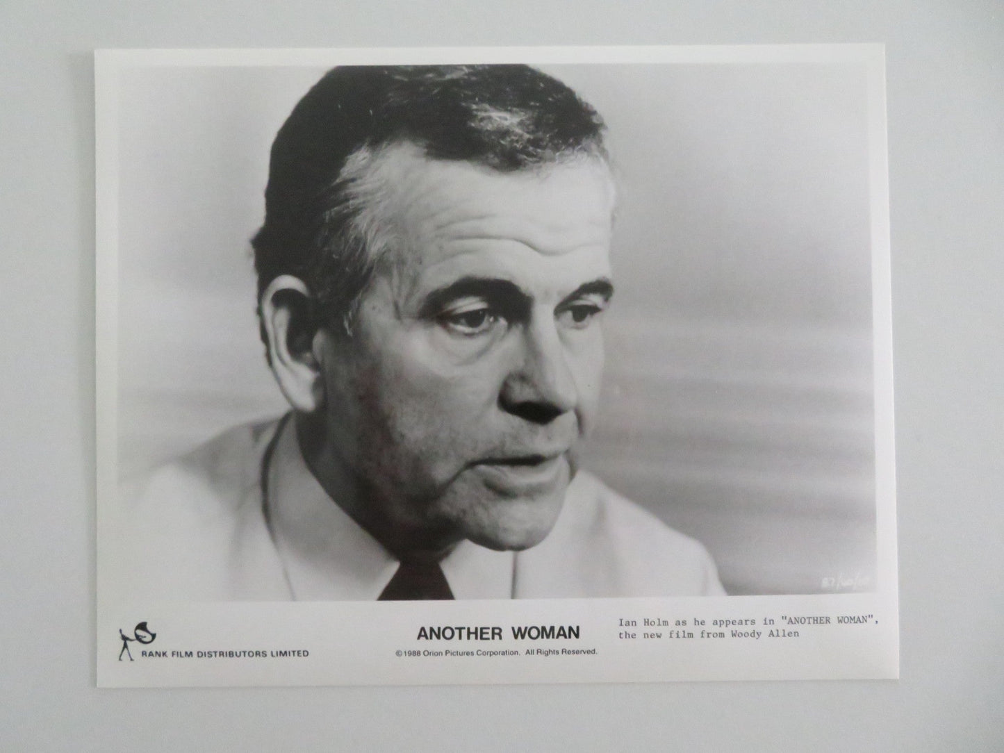 ANOTHER WOMAN MOVIE STILL PHOTO LOT OF 9 GENE HACKMAN GENA ROWLANDS 1988 - Rendezvous Cinema