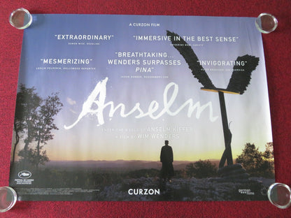 Anselm UK Quad Rolled Anselm Kiefer Anton Wenders 2023 Movie posters