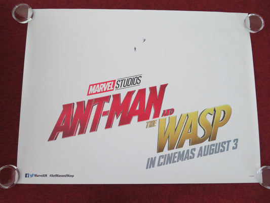 Ant-Man and the Wasp UK Quad Rolled Poster Marvel Paul Rudd E. Lilly 2018 Movie posters