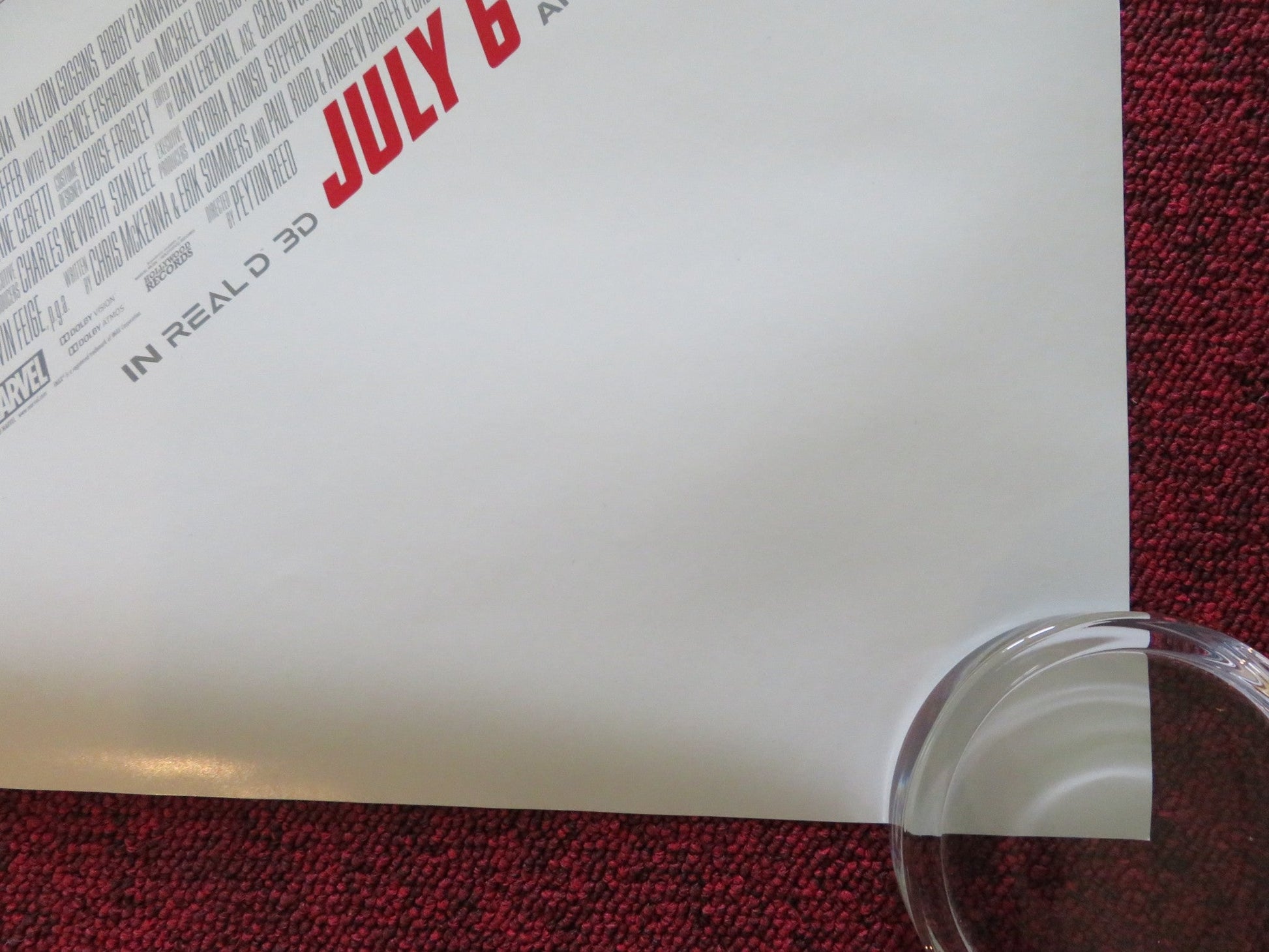 ANT - MAN AND THE WASP US ONE SHEET ROLLED POSTER PAUL RUDD EVANGELINE LILLY 2018 Rendezvous Cinema Movie posters