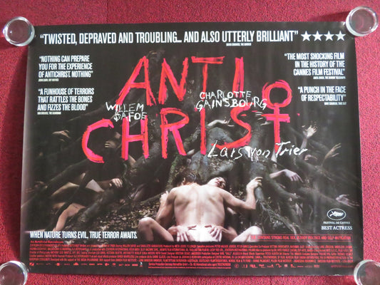 ANTICHRIST UK QUAD ROLLED POSTER WILLEM DAFOE CHARLOTTE GAINSBOURG 2009 Movie posters