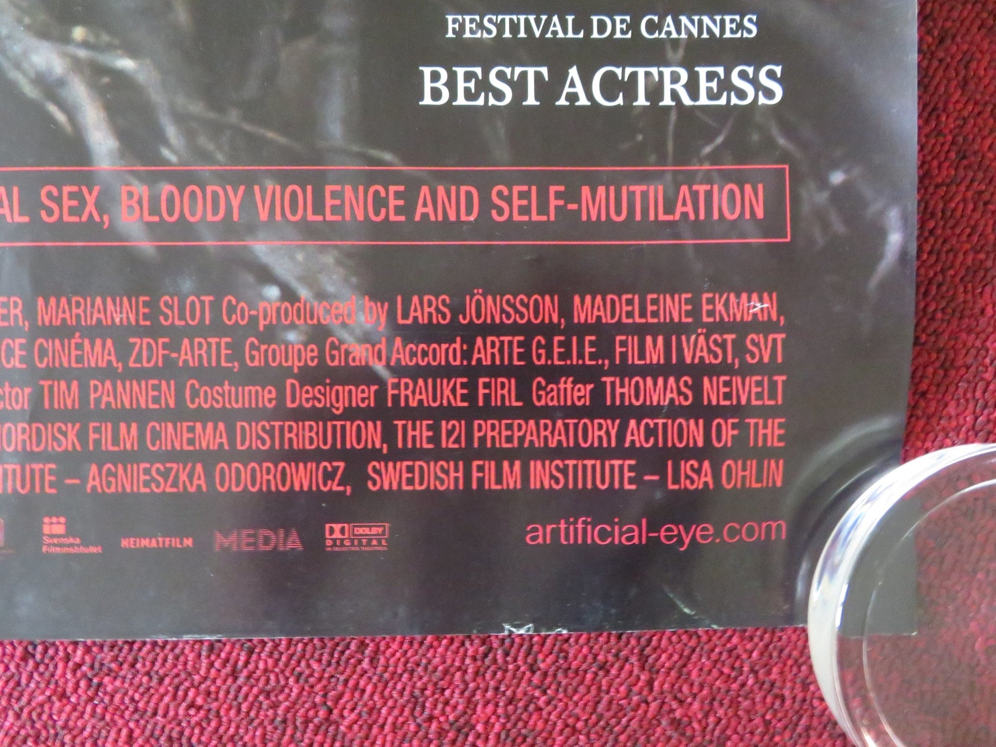 ANTICHRIST UK QUAD ROLLED POSTER WILLEM DAFOE CHARLOTTE GAINSBOURG 2009 Movie posters