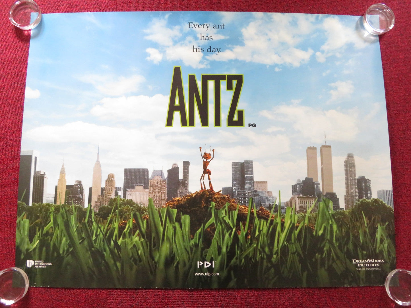 ANTZ UK QUAD ROLLED POSTER WOODY ALLEN DAN AYKROYD 1998 Rendezvous Cinema Movie posters