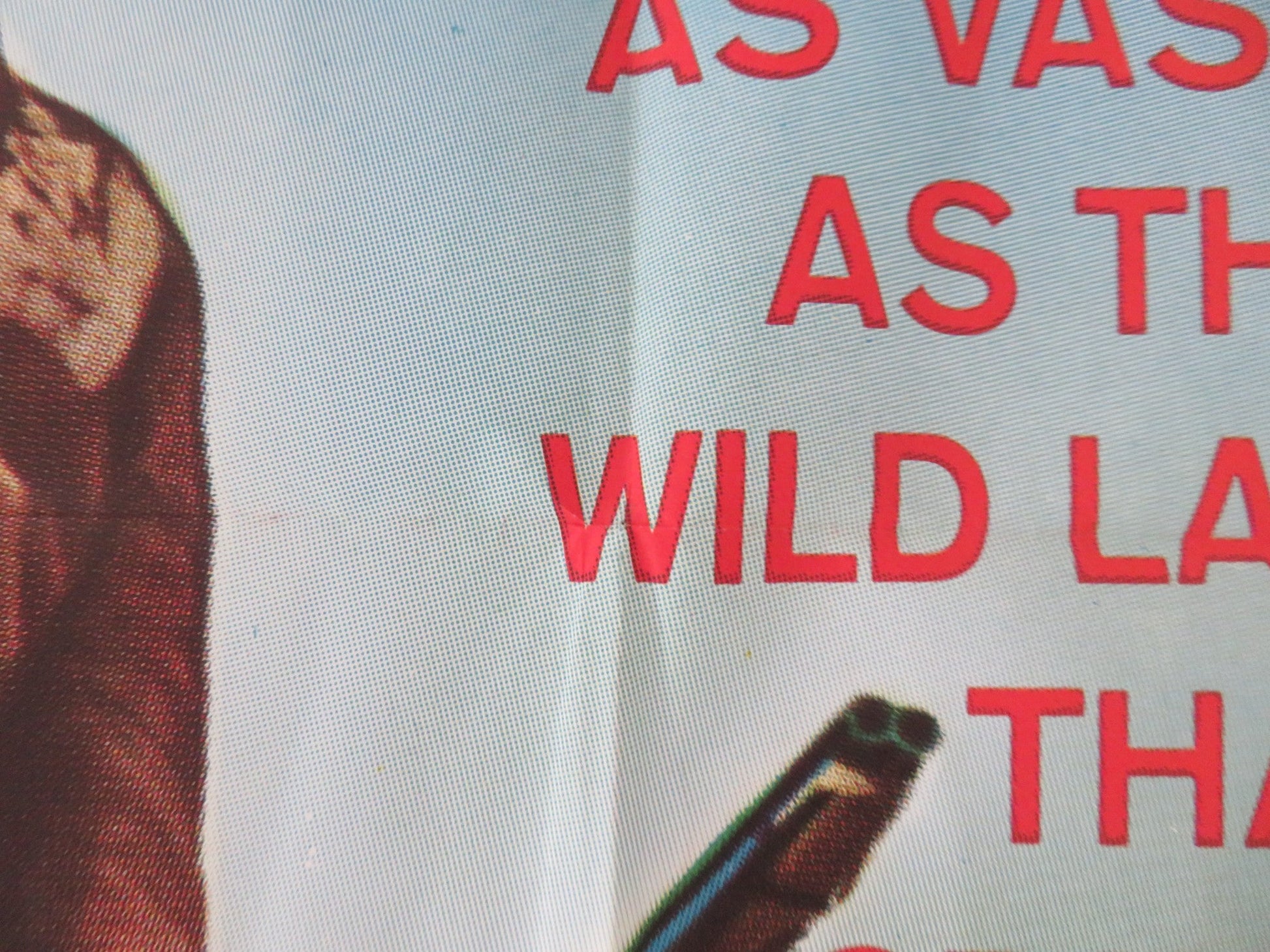 APACHE GOLD FOLDED US ONE SHEET POSTER LEX BARKER PIERRE BRICE 1965 Movie posters