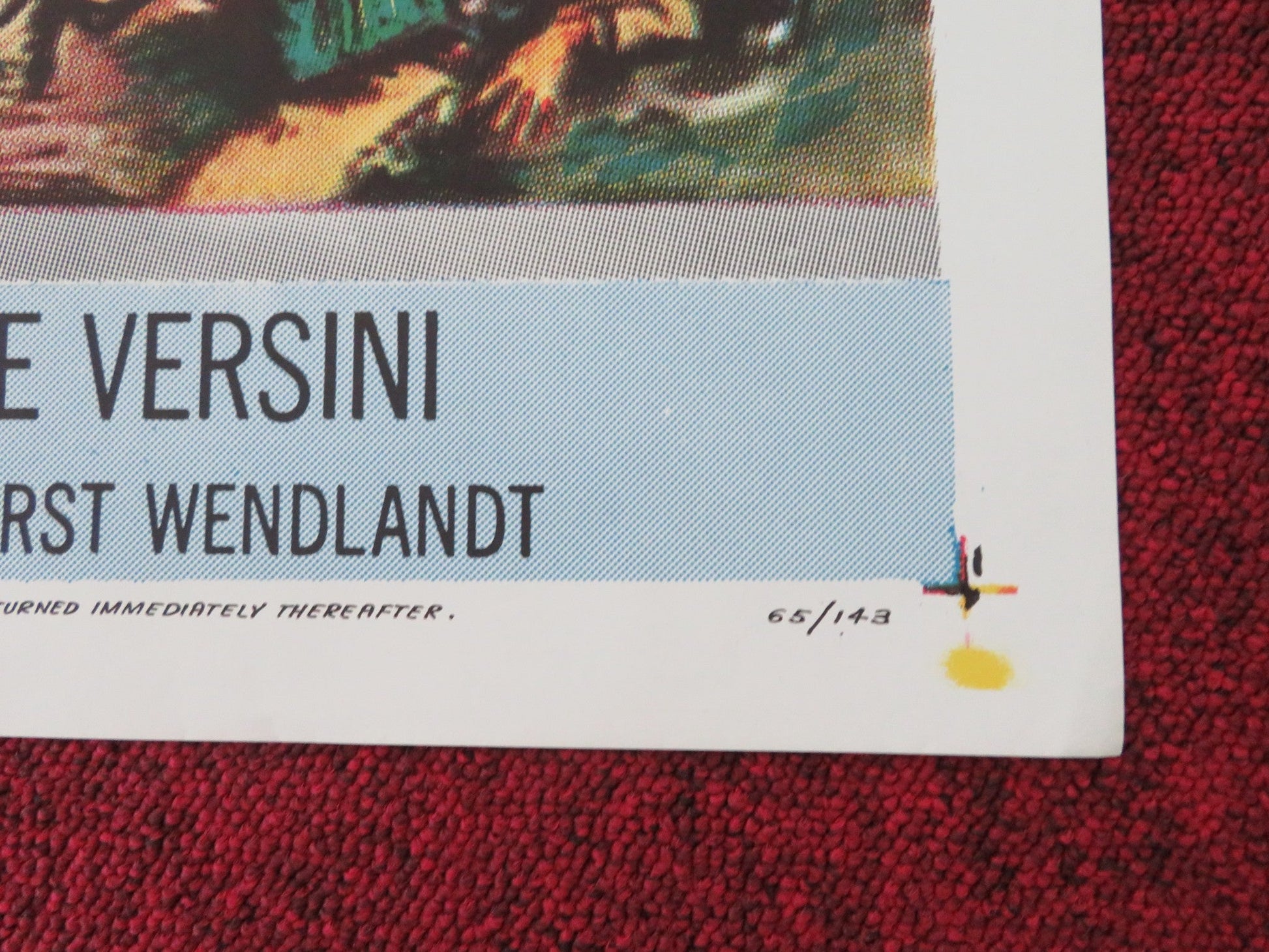 APACHE GOLD FOLDED US ONE SHEET POSTER LEX BARKER PIERRE BRICE 1965 Movie posters