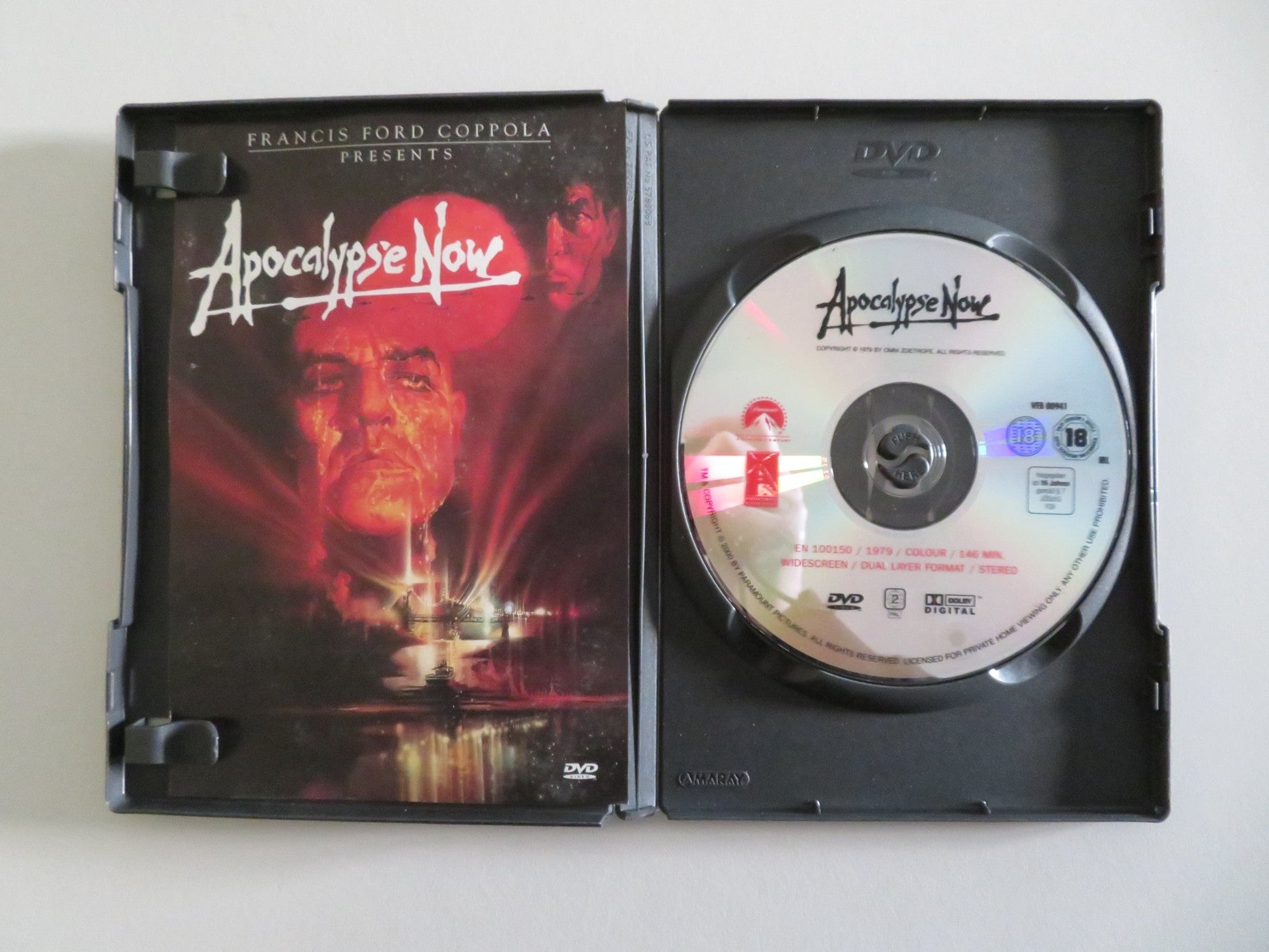 APOCALYPSE NOW - B (DVD) MARLON BRANDO MARTIN SHEEN 1979 REGION 2 Movie posters