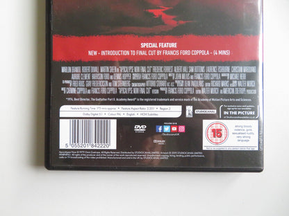 APOCALYPSE NOW - FINAL CUT (DVD) MARTIN SHEEN MARLON BRANDO 1979 REGION 2 - Rendezvous Cinema