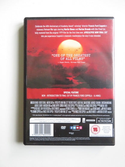 APOCALYPSE NOW - FINAL CUT (DVD) MARTIN SHEEN MARLON BRANDO 1979 REGION 2 - Rendezvous Cinema