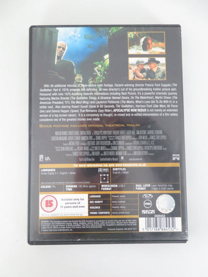 Apocalypse Now Redux (DVD) Martin Sheen Marlon Brando 1979 Region 2 Movie posters
