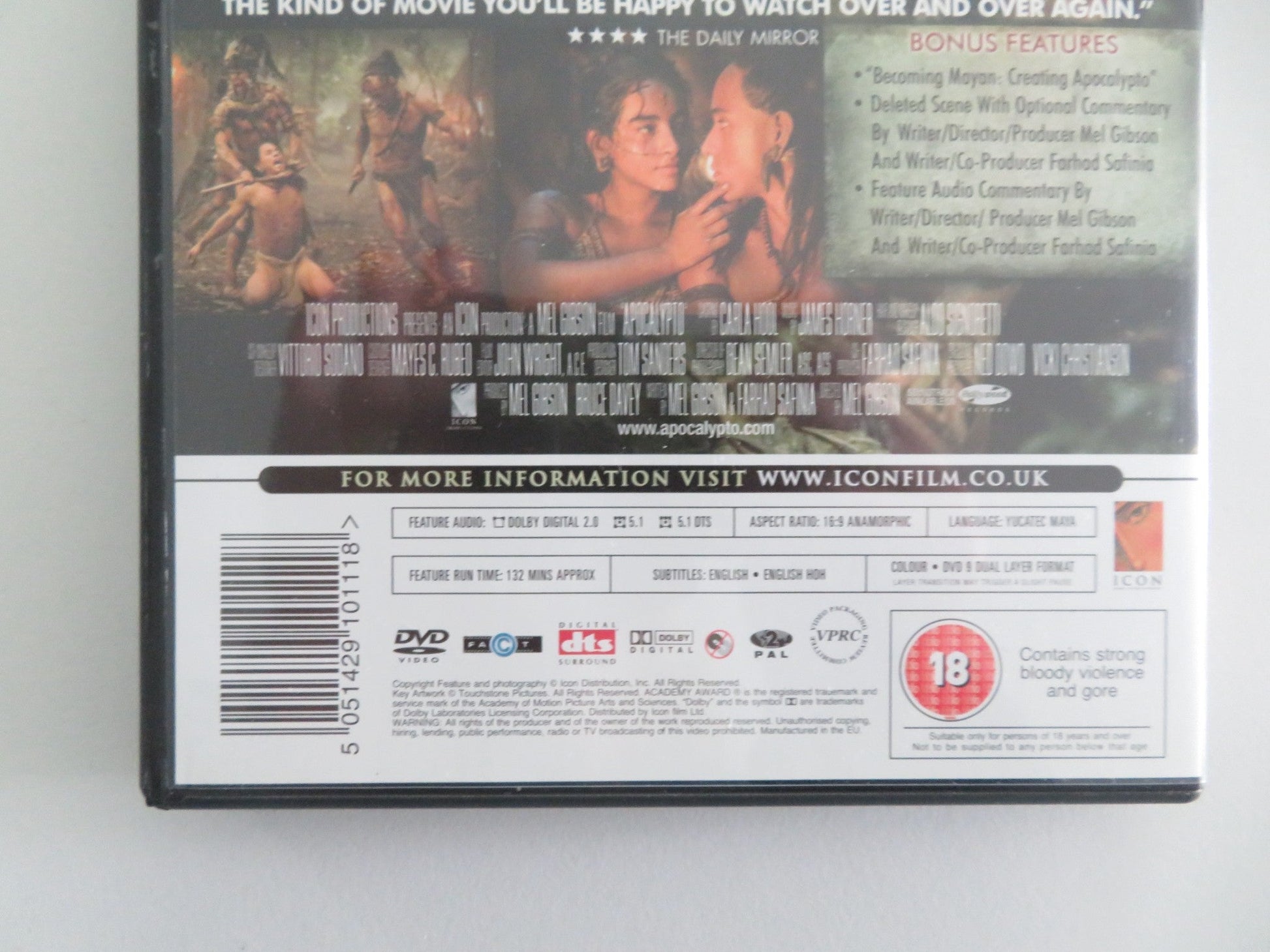 Apocalypto - B (DVD) Rudy Youngblood Dalia Hernandez 2006 Region 2 Movie posters