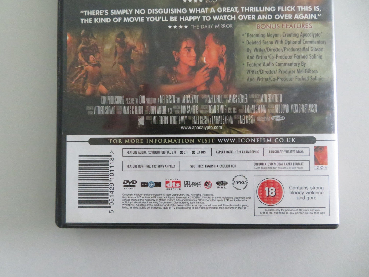 Apocalypto (DVD) Rudy Youngblood Jonathan Brewer 2006 Region 2 Movie posters
