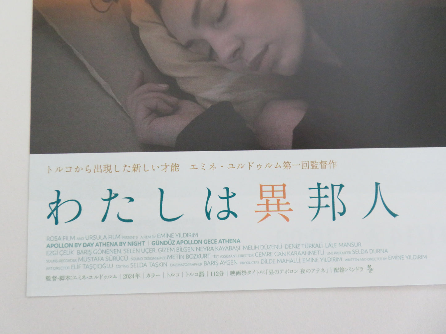 Apollon by Day, Athena by Night Japanese Chirashi (B5) Poster Celik 2024 Movie posters