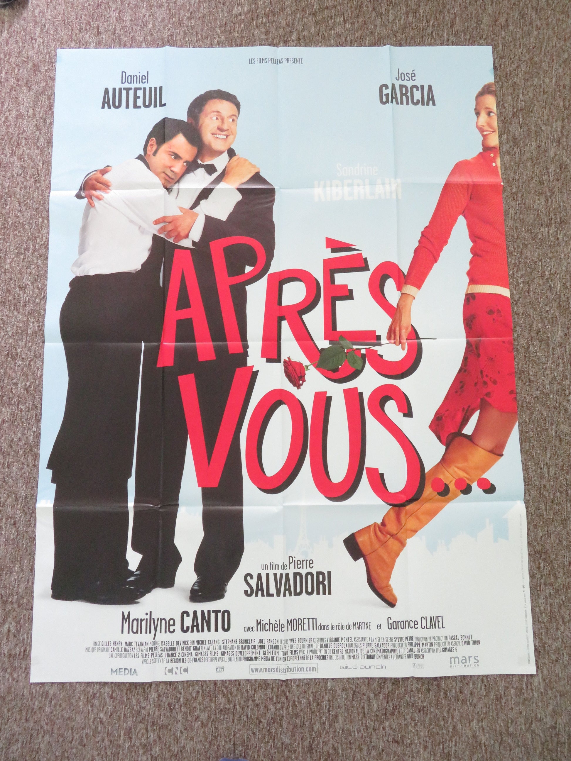 Apres Vous French Grande Poster Daniel Auteuil Jose Garcia 2003 Movie posters
