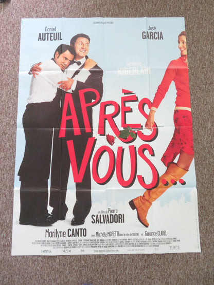 Apres Vous French Grande Poster Daniel Auteuil Jose Garcia 2003 Movie posters