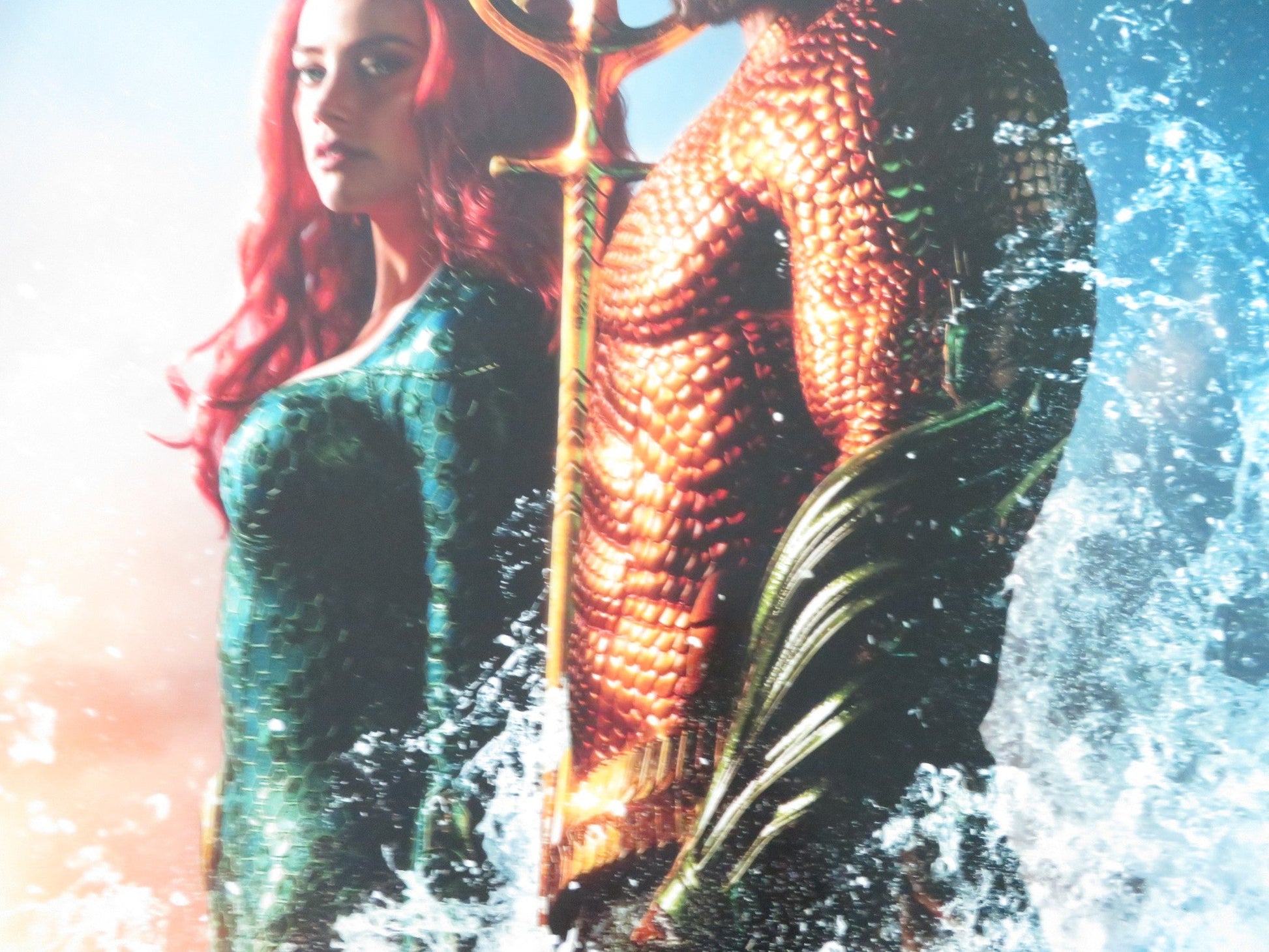 AQUAMAN US ONE SHEET ROLLED POSTER DC JASON MOMOA AMBER HEARD 2018 Rendezvous Cinema Movie posters