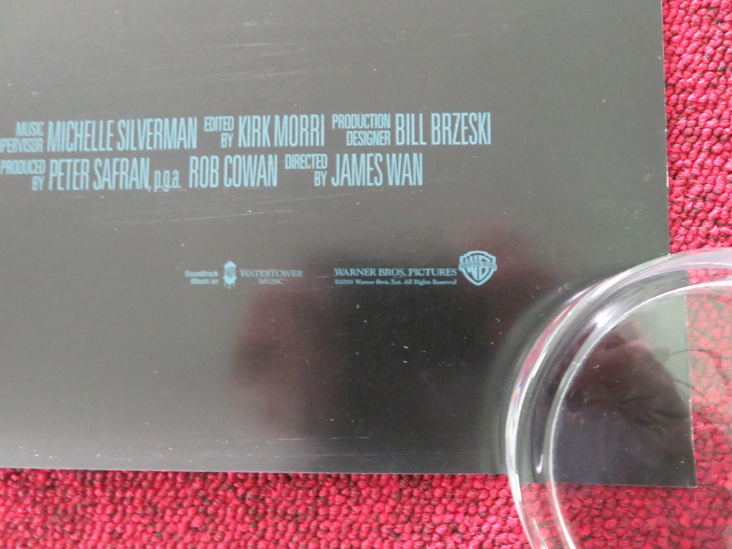 AQUAMAN US ONE SHEET ROLLED POSTER DC JASON MOMOA AMBER HEARD 2018 Rendezvous Cinema Movie posters