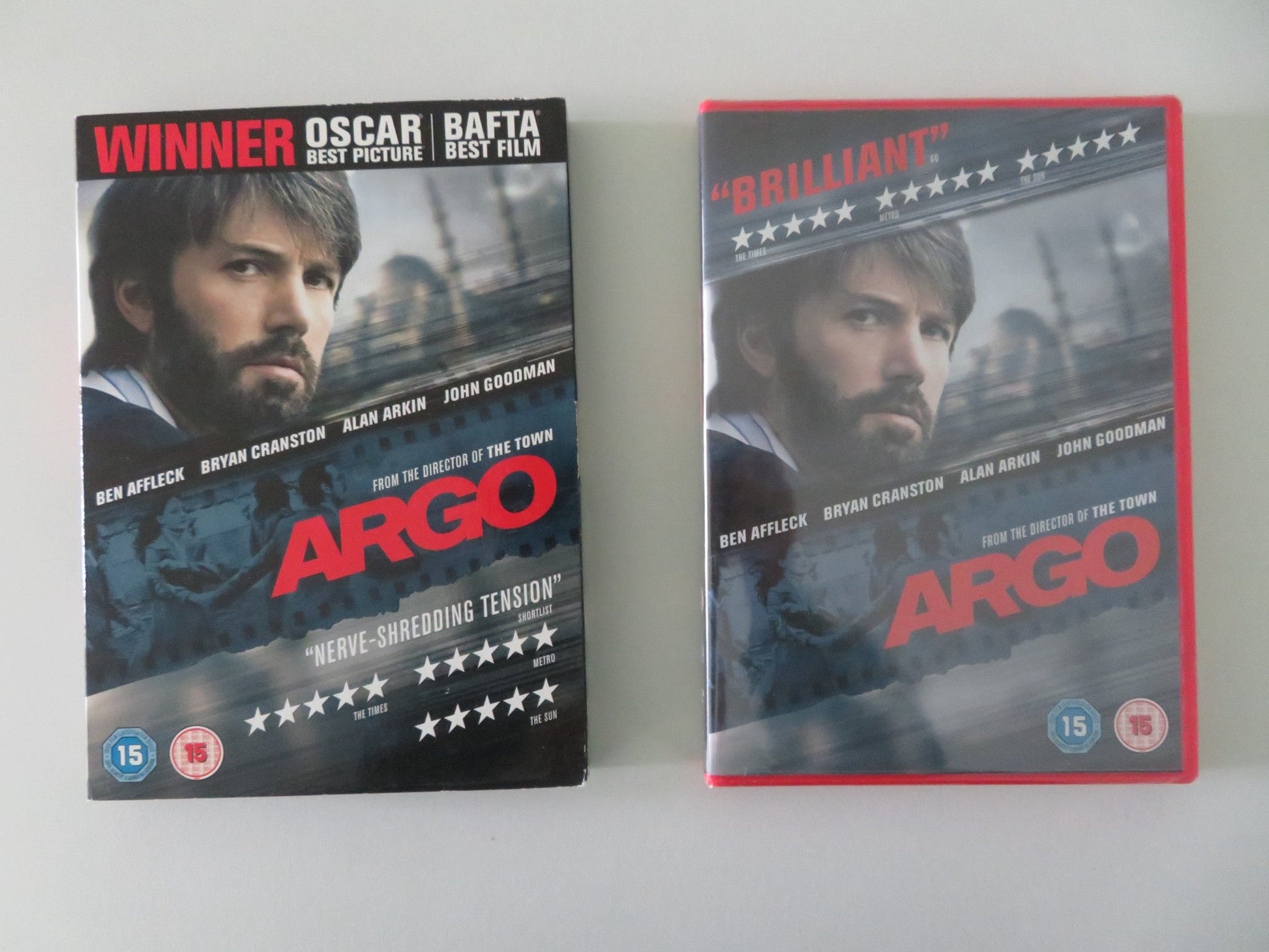 Argo (DVD) Ben Affleck Bryan Cranston John Goodman 2012 Region 2 Movie posters