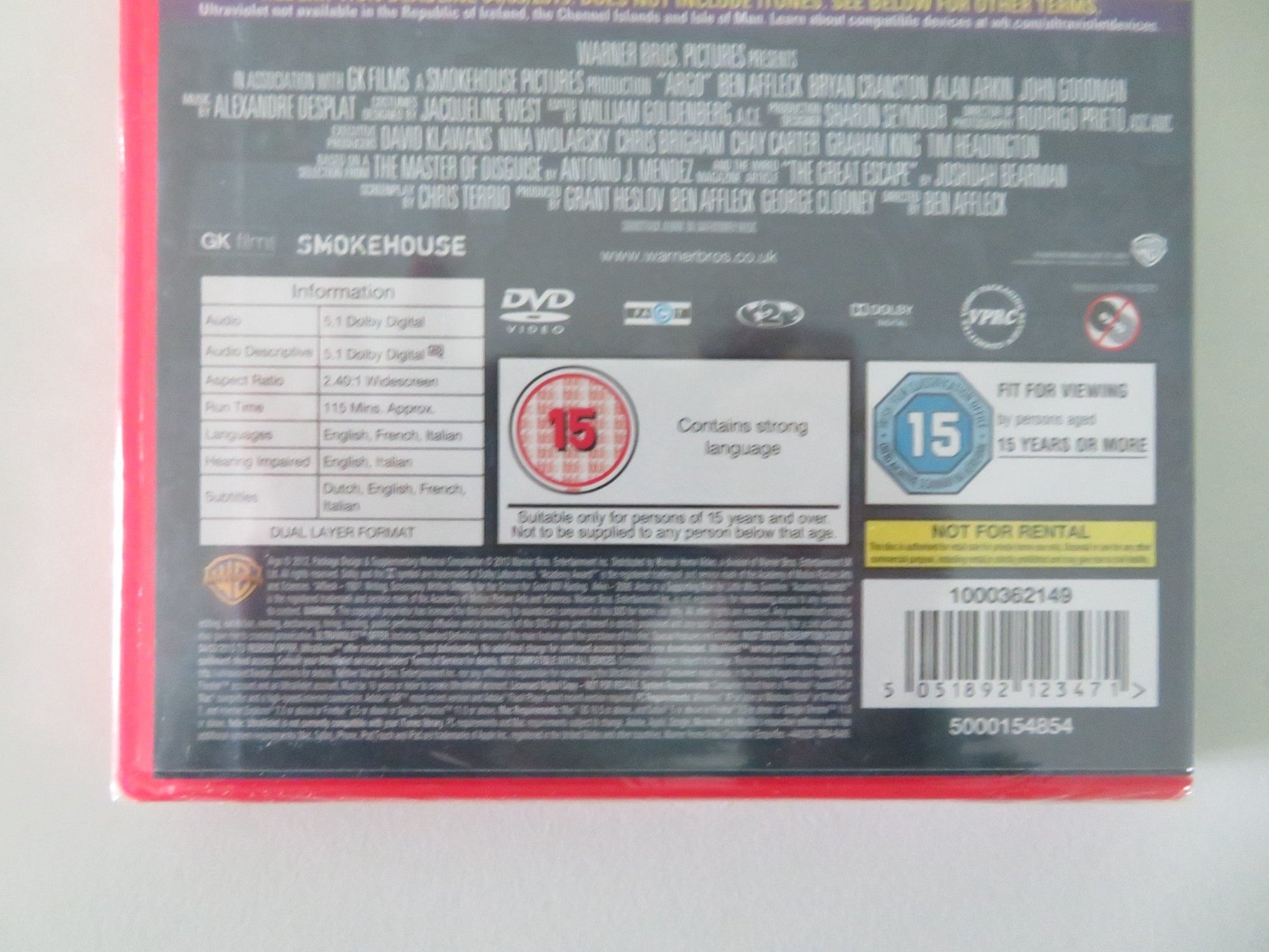 Argo (DVD) Ben Affleck Bryan Cranston John Goodman 2012 Region 2 Movie posters