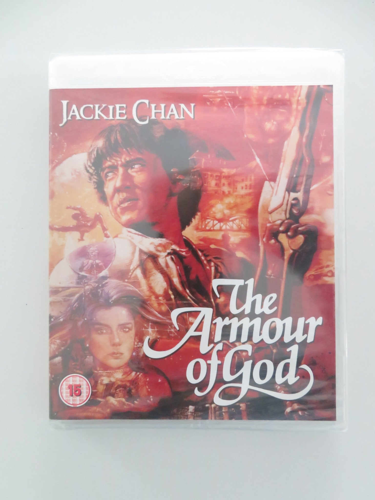 ARMOUR OF GOD (BLU - RAY) JACKIE CHAN ALAN TAM 1986 REGION B + 2 Movie posters