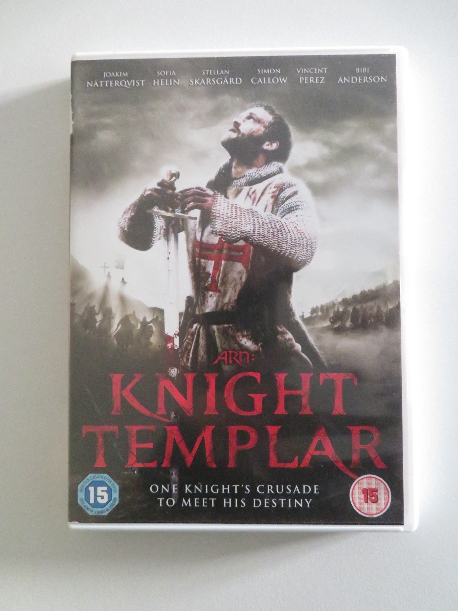 ARN: THE KNIGHT TEMPLAR (DVD) JOAKIM NATTERQVIST SOFIA HELIN 2007 REGION 2 Movie posters