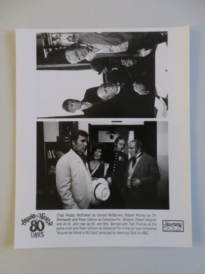 AROUND THE WORLD IN 80 DAYS MOVIE STILL PHOTO LOT OF 2 PIERCE BROSNAN 1989 - Rendezvous Cinema