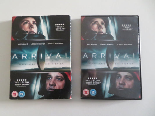 ARRIVAL (DVD) AMY ADAMS JEREMY RENNER 2016 REGION 2 Movie posters
