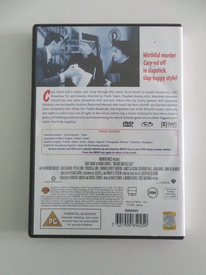 ARSENIC AND OLD LACE (DVD) CARY GRANT PRISCILLA LANE 1944 REGION 2 Movie posters