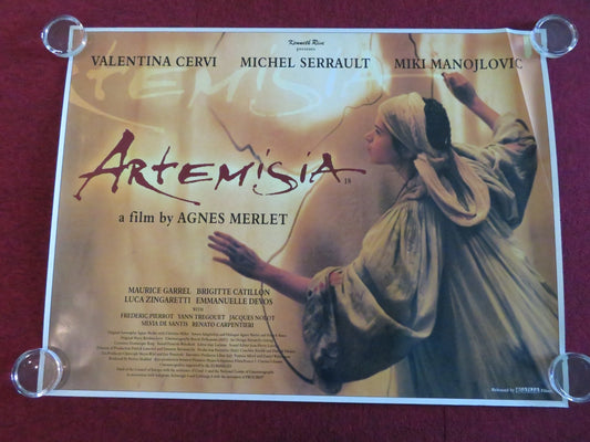 ARTEMISIA UK QUAD ROLLED POSTER MICHEL SERRAULT VALENTINA CERVI 1997 Movie posters
