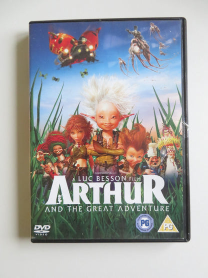 ARTHUR AND THE GREAT ADVENTURE (DVD) FREDDIE HIGHMORE MIA FARROW 2010 REGION 2 Movie posters