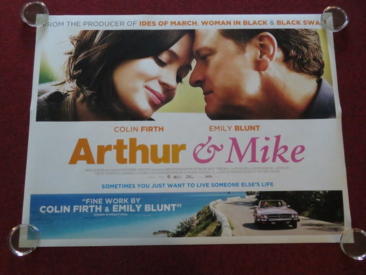 ARTHUR & MIKE UK QUAD ROLLED POSTER COLIN FIRTH EMILY BLUNT 2012 - Rendezvous Cinema