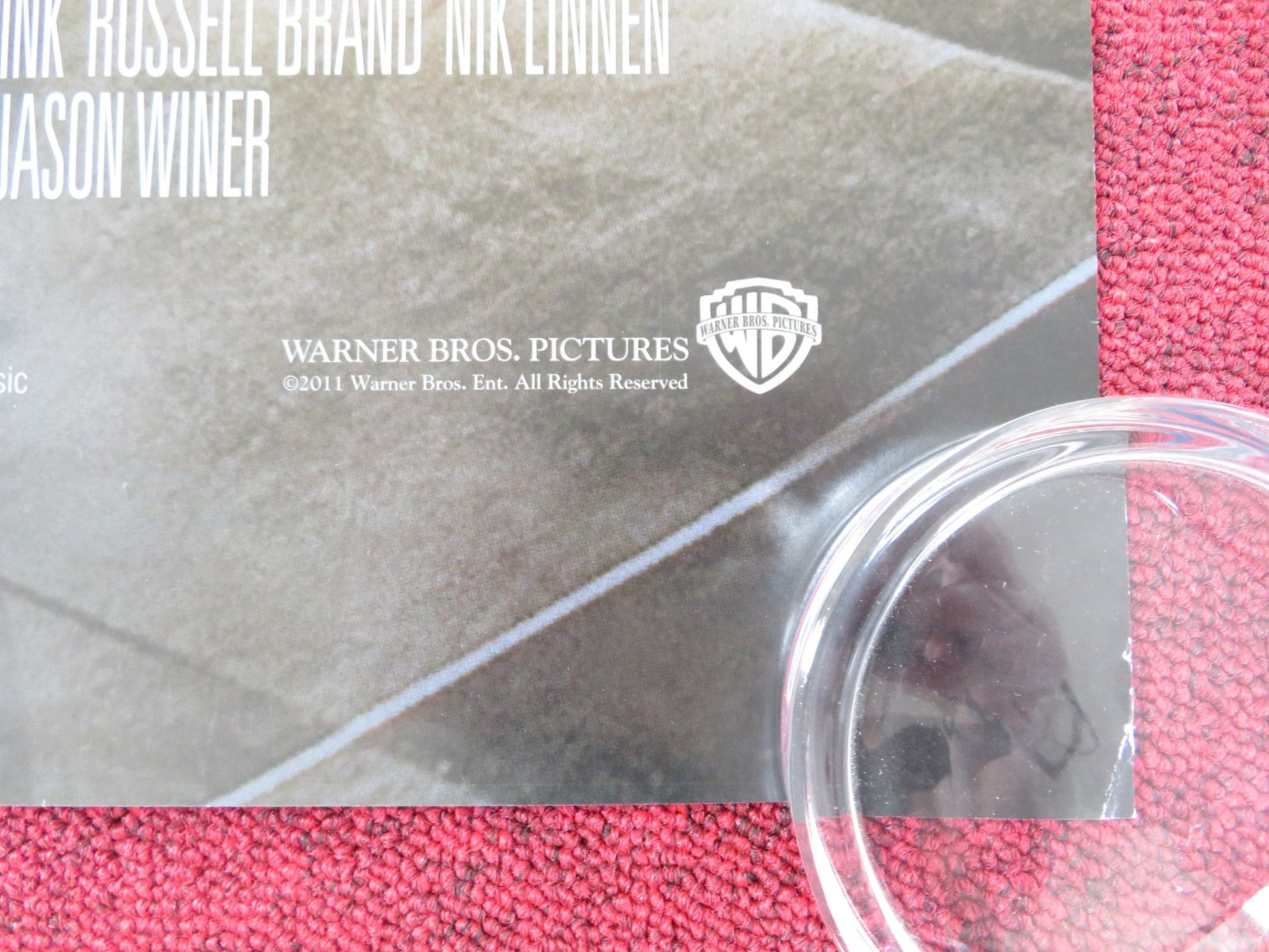 ARTHUR US ONE SHEET ROLLED POSTER RUSSELL BRAND HELEN MIRREN 2011 Rendezvous Cinema Movie posters