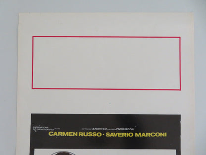 As Good as Bread Italian Locandina Poster Carmen Russo Saverio Marconi 1982 Movie posters