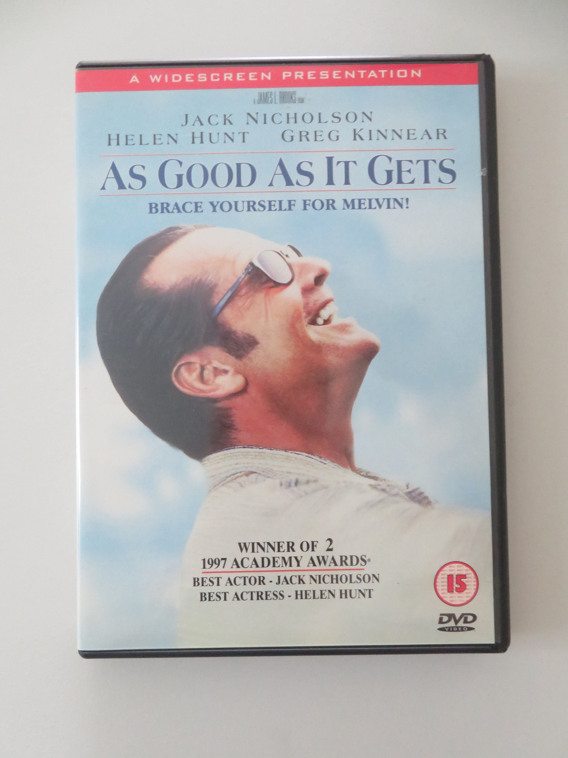 As Good as It Gets (DVD) Jack Nicholson Helen Hunt Greg Kinnear 1997 Region 2 Movie posters
