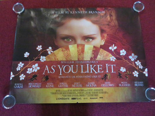 AS YOU LIKE IT UK QUAD ROLLED POSTER TAKUYA SHIMADA BRAIN BLESSED 2006 - Rendezvous Cinema