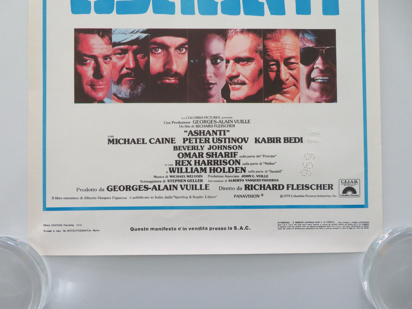 Ashanti Italian Locandina Poster Michael Caine Peter Ustinov 1979 Movie posters