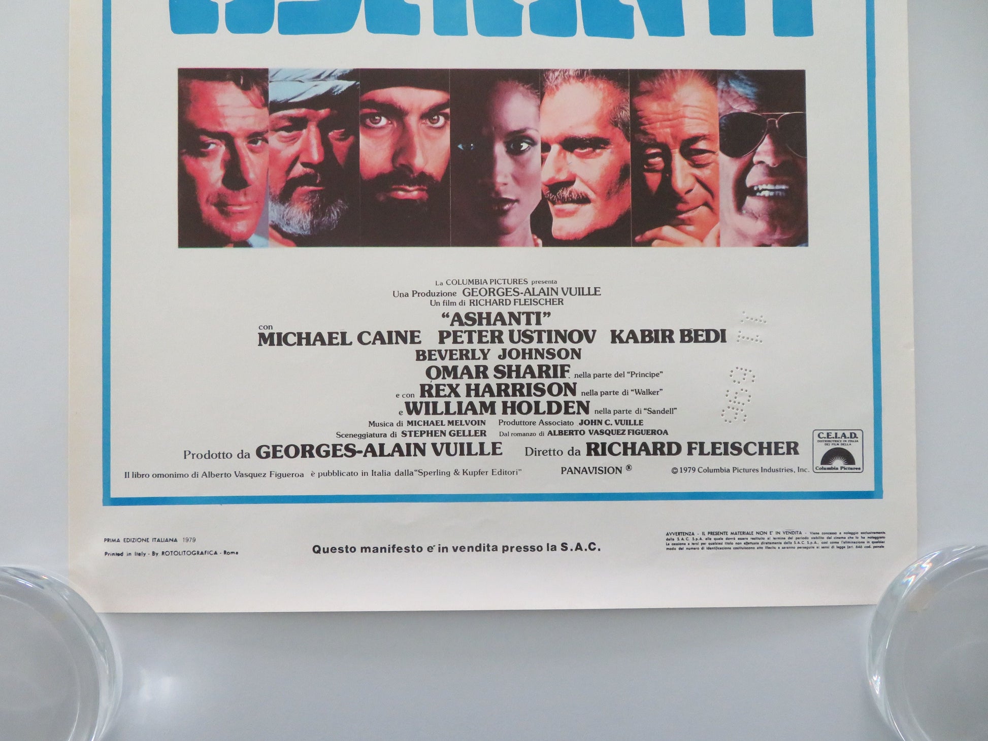 Ashanti Italian Locandina Poster Michael Caine Peter Ustinov 1979 Movie posters