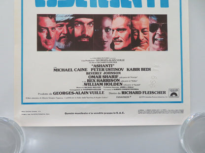 Ashanti Italian Locandina Poster Michael Caine Peter Ustinov 1979 Movie posters