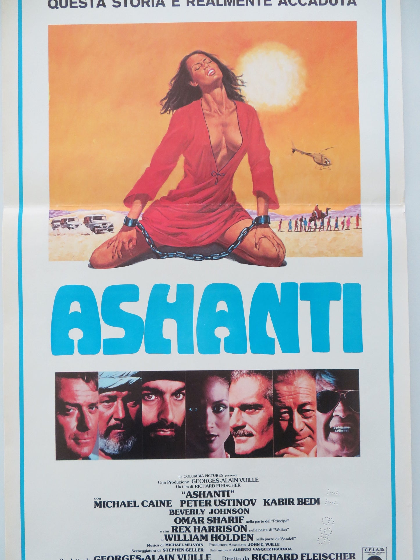 Ashanti Italian Locandina Poster Michael Caine Peter Ustinov 1979 Movie posters